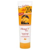 Honei V Smooth &amp; Soft Facial Foam ฮันนี่ วี บีเอสซี เฟเชี่ยล โฟม โฟมน้ำผึ้ง ขนาด 120 มล.