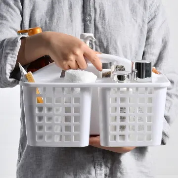 Portable Shower Caddy Basket Plastic Organizer Storage Tote With Handles  Toiletry Bag Bin Box For Bathroom Kitchen Dorm Room - AliExpress