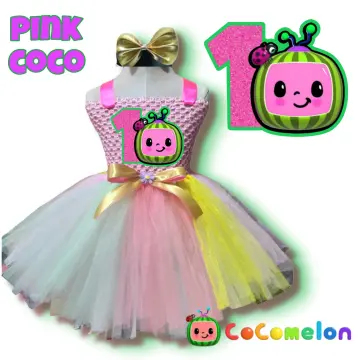 Buy Cocomelon Tutu Dress Set Pink online | Lazada.com.ph