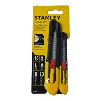 มีดคัตเตอร์ Stanley ขนาด 18 มม.* 9 มม. แพคคู่ Quick Pontรุ่น 10-202