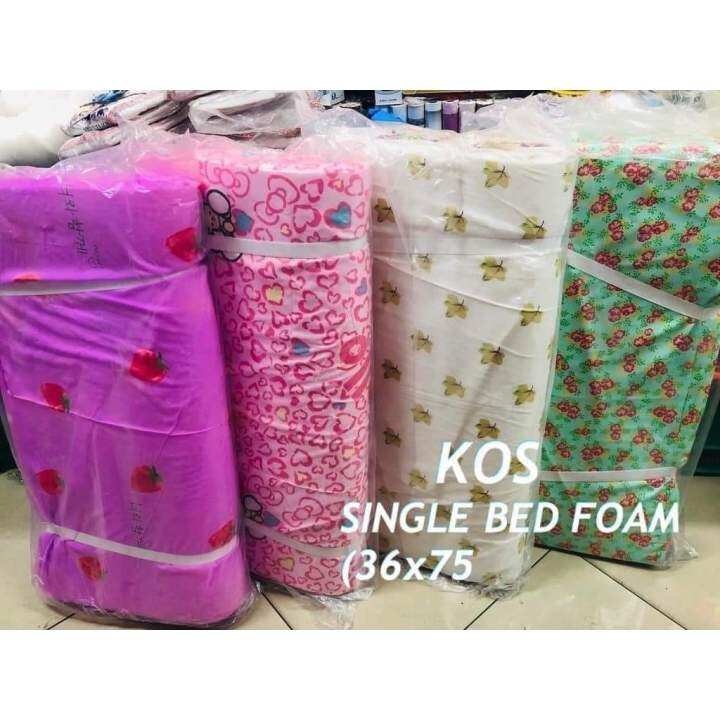 SINGLE BED FOAM (36x75 ) Lazada PH