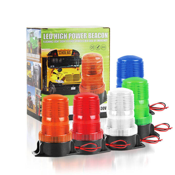 Automotive LED Warning Flash Beacon Lights Safety Flashing Strobe