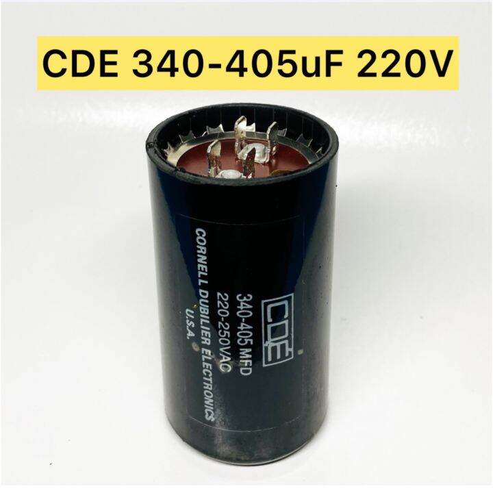 CDE 340405uf 220VAC starting capacitor Made in USA Lazada PH