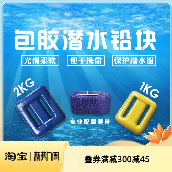 Free Diving Deep Diving Equipment Weight Block 12kg Diving