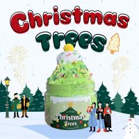 สไลม์คริสต์มาส Christmas Trees Slime | sunfuwa