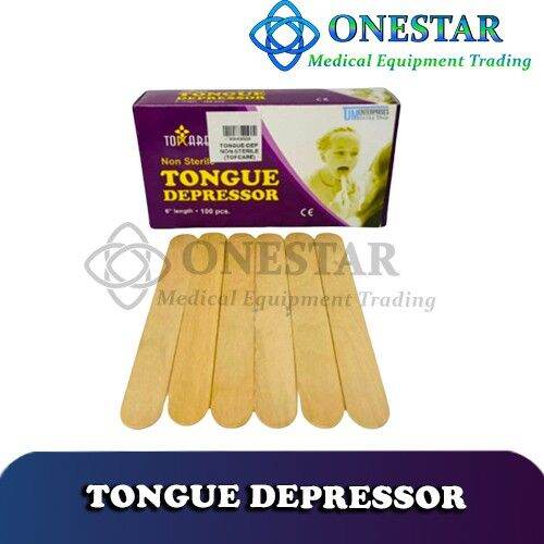 NonSterile Tongue Depressor 100’s Lazada PH
