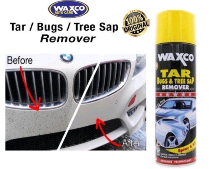 WAXCO TAR BUGS & TREE SAP REMOVER (550ML) Vehical TAR Remover Paint