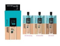 (แบบซอง) Maybe lline fit Me Matte+Poreless lipuid Found ation 5ml เมเบอลีนฟิตมีแมท+พอร์เลสฟาวเดชั่น5มล. แพ็คเกจใหม่