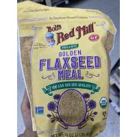 เมล็ด เฟล็กซีด อบบด 100% ออร์แกนิค ตรา บ๊อบส เรด มิลล์ 453 G. Organic Golden Flaxseed Meal ( Bob’s Red Mill )