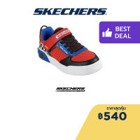 Skechers สเก็ตเชอร์ส รองเท้าเด็กผู้ชาย รองเท้าผ้าใบ Boys Game Court Shoes - 402290L-RDMT Air-Cooled Memory Foam Game Kicks, Lightweight, Machine Washable, Thematic