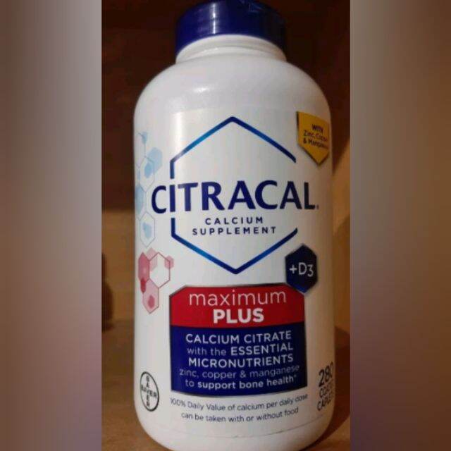 Citracal Calcium Citrate With Vitamin D3 And Zinc 280 Caplets Expiry Feb 2025 Bayer Lazada Ph 1487