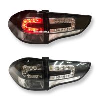 ?ราคาพิเศษ ทั้งชุด4ชิ้น ไฟท้าย ไฟท้ายแต่ง LED MITSUBISHI PAJERO SPORT 2009 2010 2011 2012 2013 2014 ดำใส