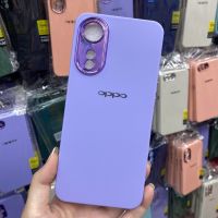 เคสกำมะหยี่สี ขอบโครเมี่ยมมีโลโก้✨สำหรับรุ่น OPPO A78 (5G)?พร้อมส่งในไทย???