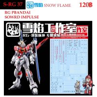 ดีคอลน้ำ [SNOW] SRG 37 (PB) SWORD IMPULSE 1/144 RG P BANDAI WATER DECAL SRG37 RG37 RG 37