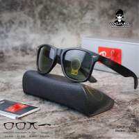 ลดล้างสต๊อก แว่นตากันแดด Wayfarer UV400 GQ1001 แบรนด์ยอดนิยม ถนอมดวงตา กรอบดำ เลนส์กระจก sunglasses รับประกัน1ปีเต็ม