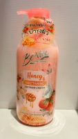 ครีมอาบน้ำบีไนซ์ Honey&amp;Nectarine shower caeam 450 มล. อาบน้ำพร้อมบำรุงผิวจากน้ำผึ้ง&amp;เชียร์บัตเตอร์ อุดมสารสกัดน้ำผึ้ง ช่วยมอบความชุ่มชื่นจากธรรมชาติ ยับยั้งเชื้อแบคทีเรีย ลดการเกิดสิวและอาการผิวอักเสบมาพร้อมกลิ่นหอมยาวนานตลอดวัน