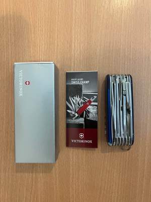 Victorinox Swisschamp, Translucent Sapphire (New)