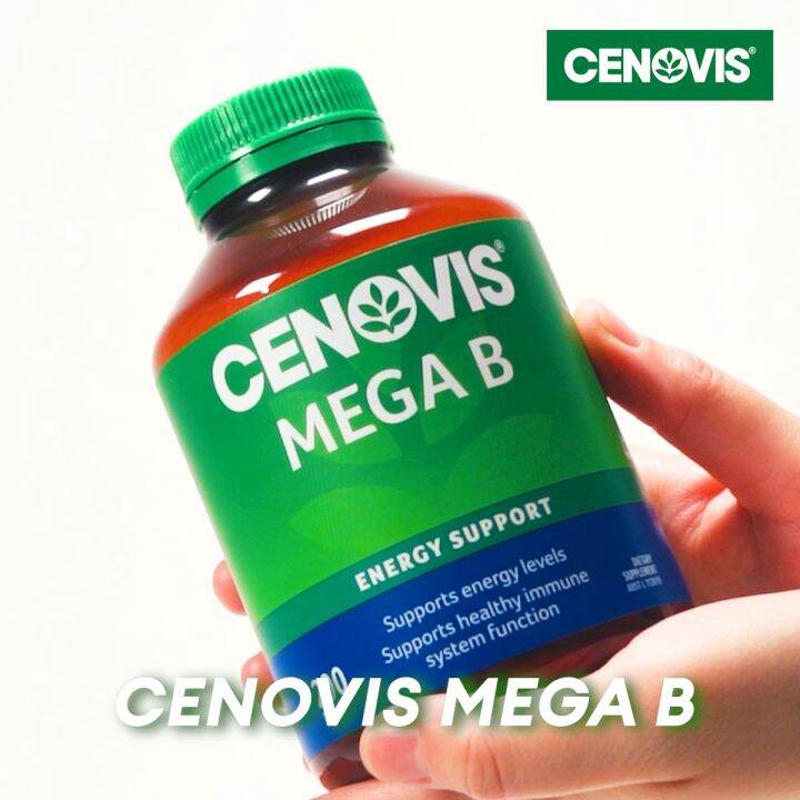 Cenovis Mega B 200 Tablets Value Pack (Expiry: 06/24) - Supports Energy ...