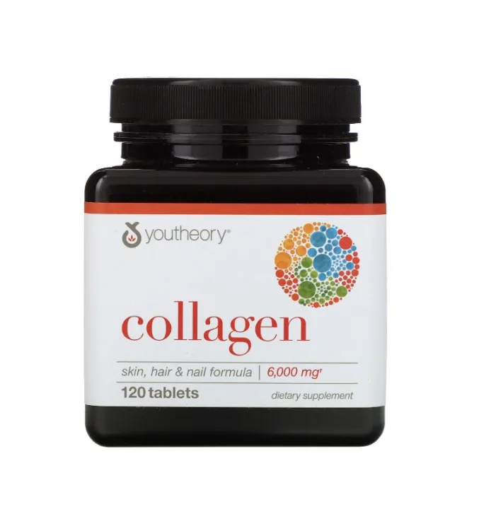 Youtheory Collagen + Biotin 6000mg 120/290/390's Tab, EXP01/2024 ...