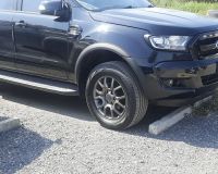 คิ้วล้อ Ford Ranger ขนาด 3 นิ้วแบบเรียบ สีดำด้าน ( รอบคัน ) ใส่ปี 2015 - 2021