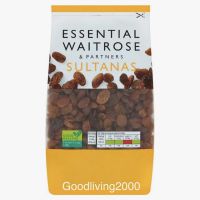 (Free shipping) Essential Waitrose Sultanas 500 g เวทโทรส ซัลทานาส์ (ลูกเกดตากแห้ง) 500 กรัม