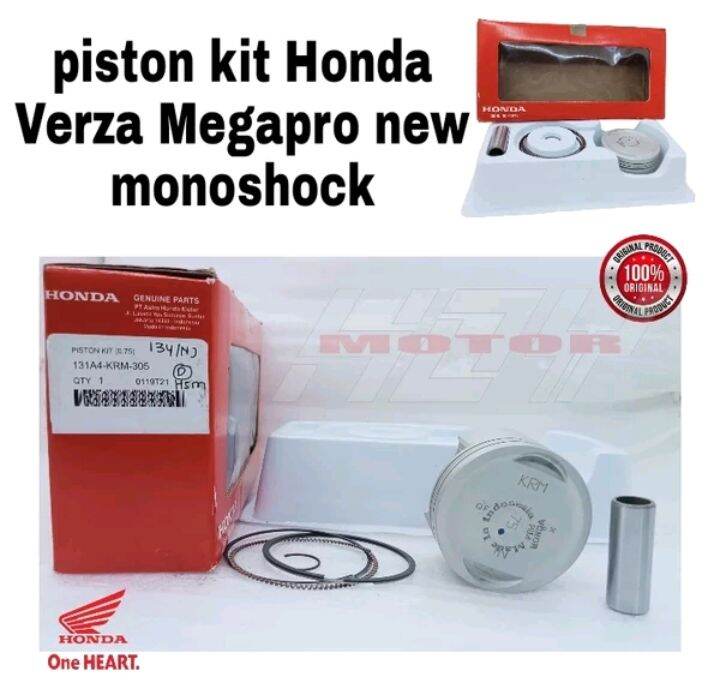 Piston kit Honda Verza Megapro new monoshock original Lazada Indonesia