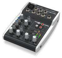 มิกเซอร์อนาล็อก Behringer XENYX 502S 5 อินพุตพร้อมอินเตอร์เฟส USB สตรีมมิ่ง