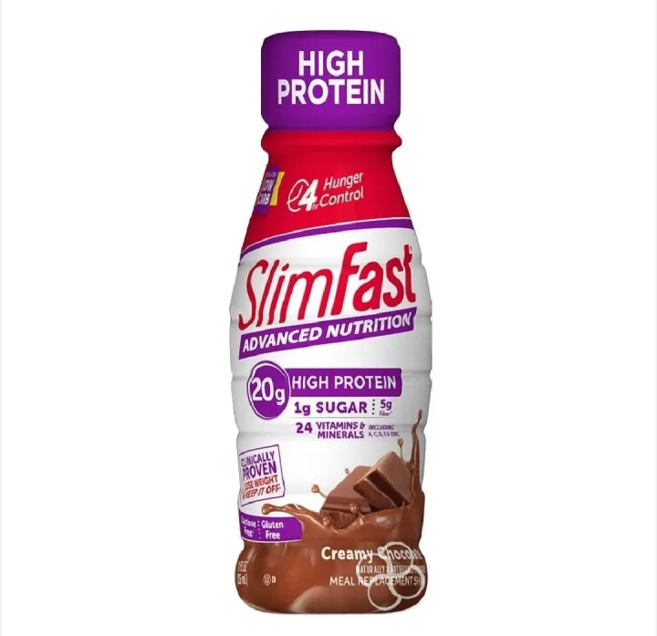 SlimFast Advanced Nutrition Creamy Chocolate Shake 325mL X 6count ...