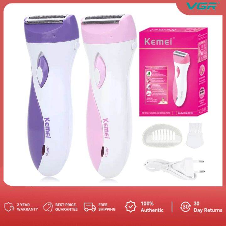 KEMEI Waterproof Electric Epilator Women Shaving Machine electric