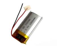 แบต 102040 1000mAh 3.7V แบตเตอรี่ Lithium polymer mp3 ลำโพง บลูทูธ กล้องติดรถยนต์ ลิเธียมโพลิเมอร์ Li-Po li ion Mp3 MP4 MP5 GPS battery bluetooth camera