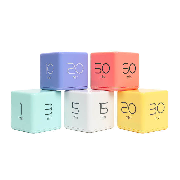 Mooas Cube Timer, Time Management, Kitchen Timer, Kids Timer, Workout