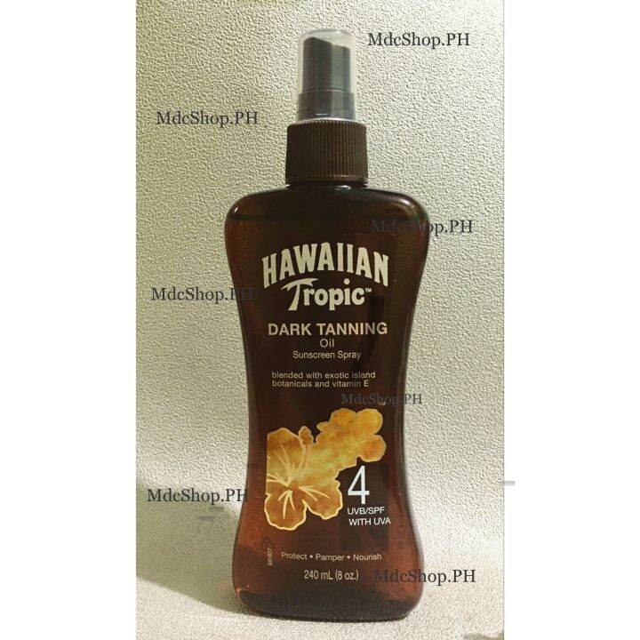 HAWAIIAN TROPIC DARK TANNING OIL 240ml Lazada PH