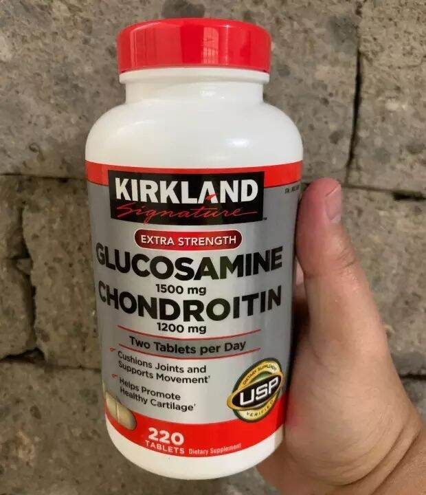 Kirkland Signature Glucosamine 1500 mg Chondroitin 1200 mg 220 Tablets