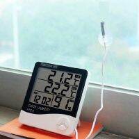 HTC-2  [!!แถมถ่าน !!] เครื่องวัดอุณหภูมิ , เครื่องวัดความชื้น และ ดูเวลา Grow tent , Humidity , Temperature  , Time