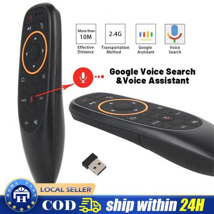 VONTAR G10 G10S Pro Voice Remote Control 2.4G Wireless Air Mouse ...