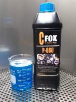 น้ำยา C FOX  P-860  ขนาด  (1 L )  ขัดเงา/ทำความสะอาด ใช้กับเครื่องเขย่าและเครื่องพ่นทรายระบบน้ำ