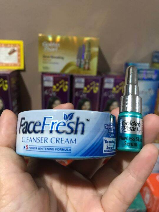 Golden pearl beauty cream flawless serum and face fresh cream Lazada