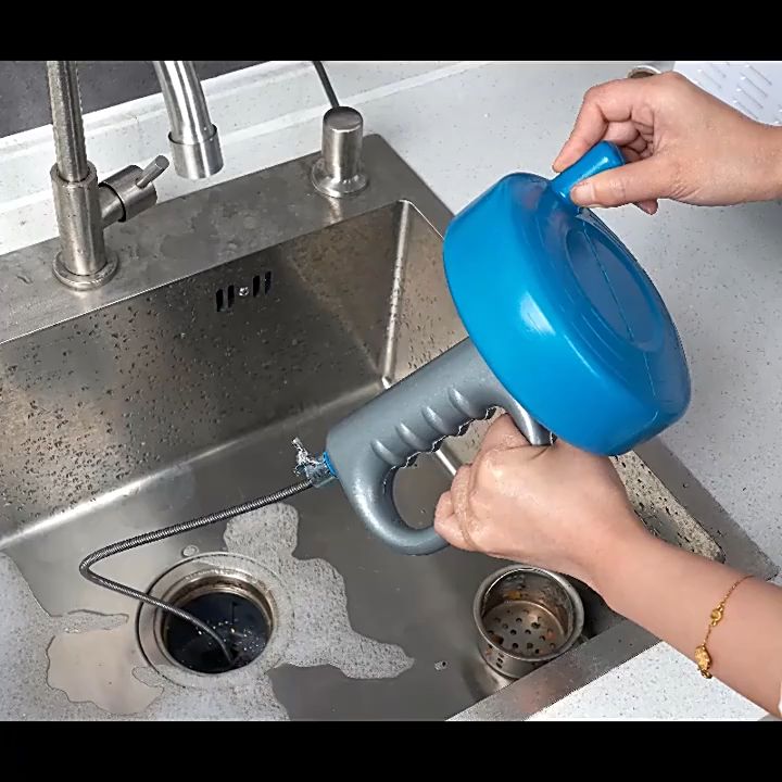 Pipe Dredging Brush Bathroom Sewer Hair Remove Sink Cleaning