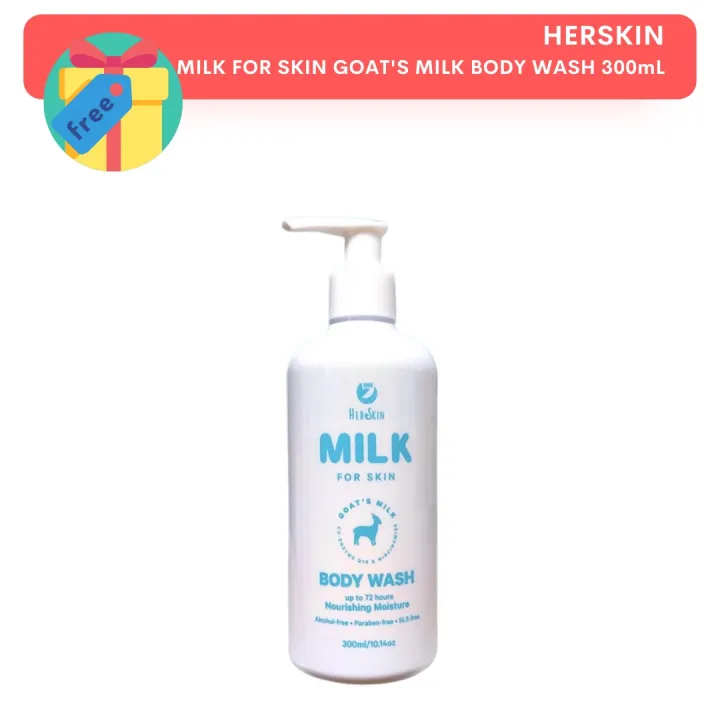 HerSkin Milk For Skin Goat’s Milk Body Wash 300mL by Kath Melendez Her