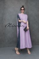 (นางแบบใส่ชุดขาย) LX V2 2Tones Classy Look Maxi SatiN DreSs เดรสซาติน เดรสสองสี เนื้อผ้าซิลค์ซาตินไม่หนาเนื้อใส่สบาย เดรสยาวทูโทน สุดคลาสสิค ทรงไหล่ลู่ ปิดช่วงแขน สวยเก๋ เดรสคุณนาย เดรสผู้ดี