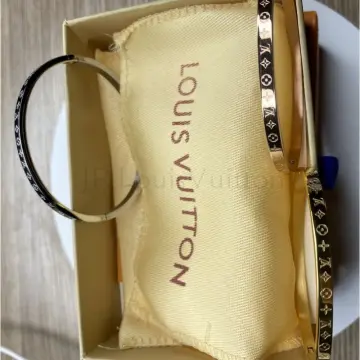 Korean LV Bracelet Titanium Steel Letter Louis Vuitton Bangle uple
