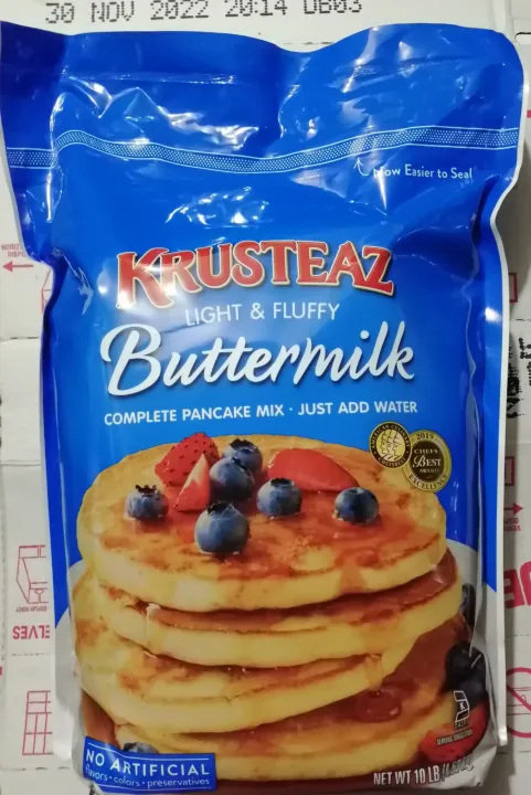 Krusteaz Light And Fluffy Buttermilk Complete Pancake Mix 10 Lb 4 53 Kg Lazada Ph