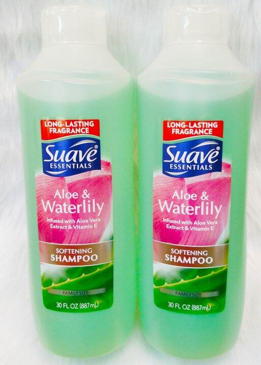 Suave Essentials Aloe And Waterlily Softening Shampoo 887ml Lazada Ph 8959