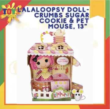Lalaloopsy Doll- Crumbs Sugar Cookie & Pet Mouse, 13