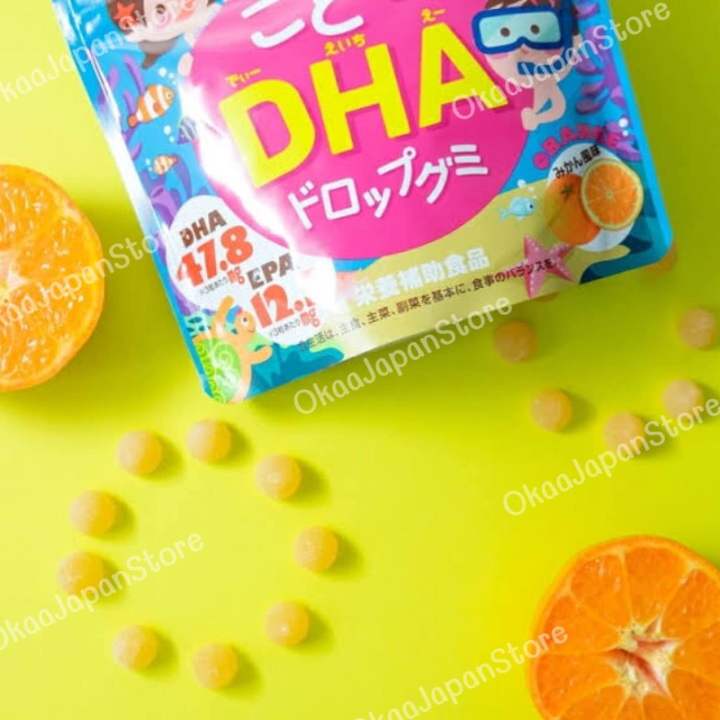 jelly-gummy-unimat-riken-กัมมี่-เจลลี่-เยลลี่-dha-epa-ดีเอชเอ-อีพีเอ-รสส้มแมนดาริน-อร่อย-มีประโยชน์-จากปลาทะเล-ญี่ปุ่น-วิตามินเด็ก-vitamin-kids