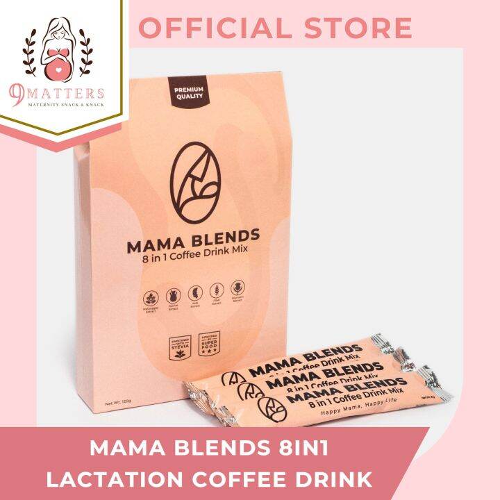 Mama Blends Lactation Coffee and Choco Bundle Of 5 Breastmilk Booster