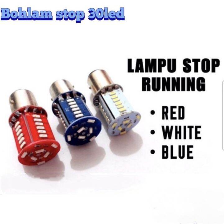 Brake led Lights 30 Eyes Blinking Car Motorcycle Foot 2 Stop Brake Rear