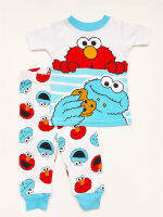 ชุดนอนเด็ก ชุดเซ็ท2 ชิ้น ไซส์ 12m แท้นะคะ? Sesame Street Pajama 2 pieces.