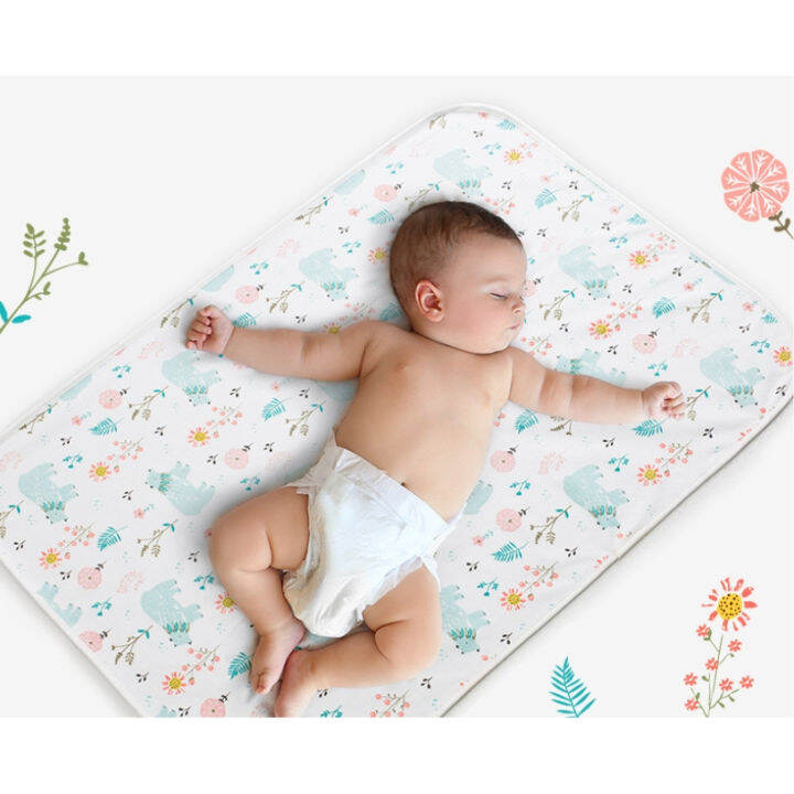 Baby Diaper Changing Mat Soft Cotton Large Diaper Changer For Newborn