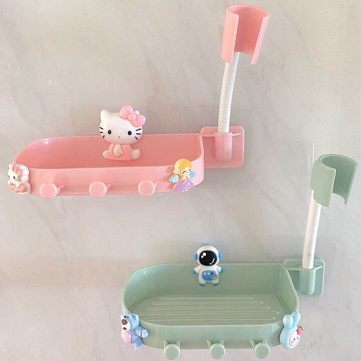 Shower Stand Cute Cartoon WallMounted MultiFunction Shower Head Base